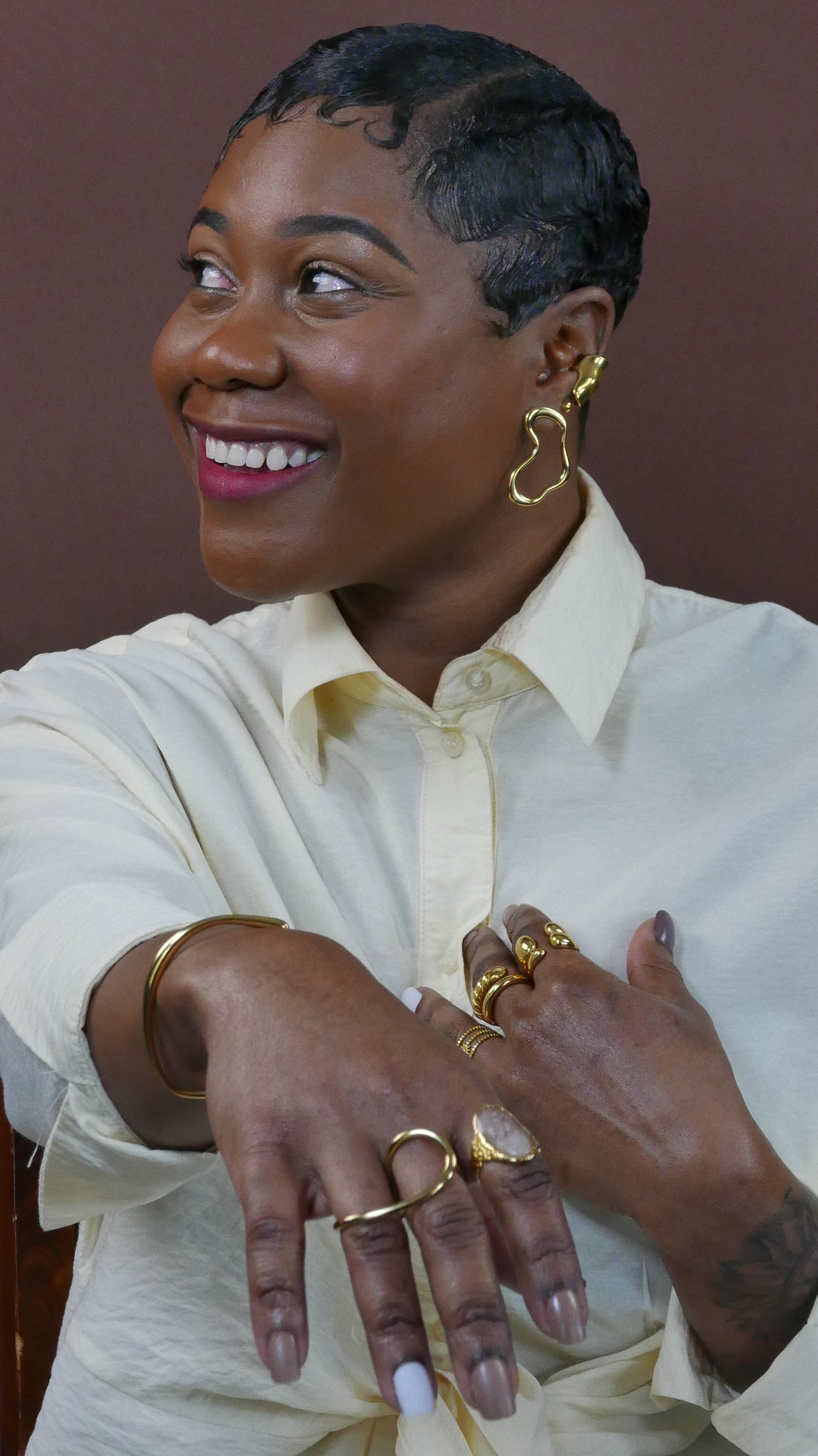 Set of 2 Rings & a Cuff
