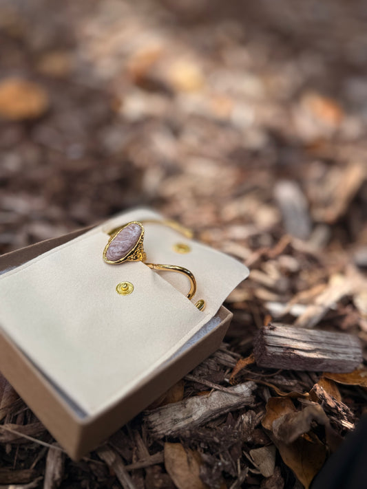 Handmade Oval Resin Ring