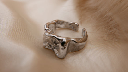 LIMITED EDITION Textured 14K Gold Plated Ring